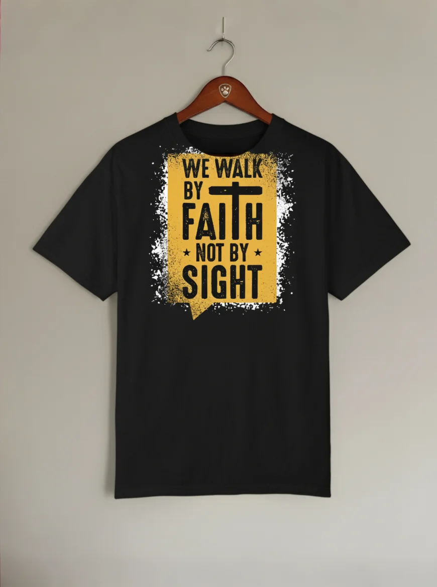 WE WALK BE FAITH NOT BY SIGHT