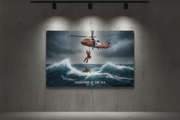 Coast Guard Metal Sign