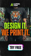 AI Apparel Studio - Design it. We print it. Try free