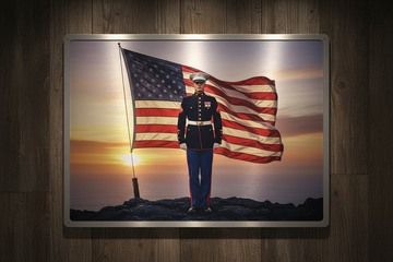 Marine Corps Metal Sign