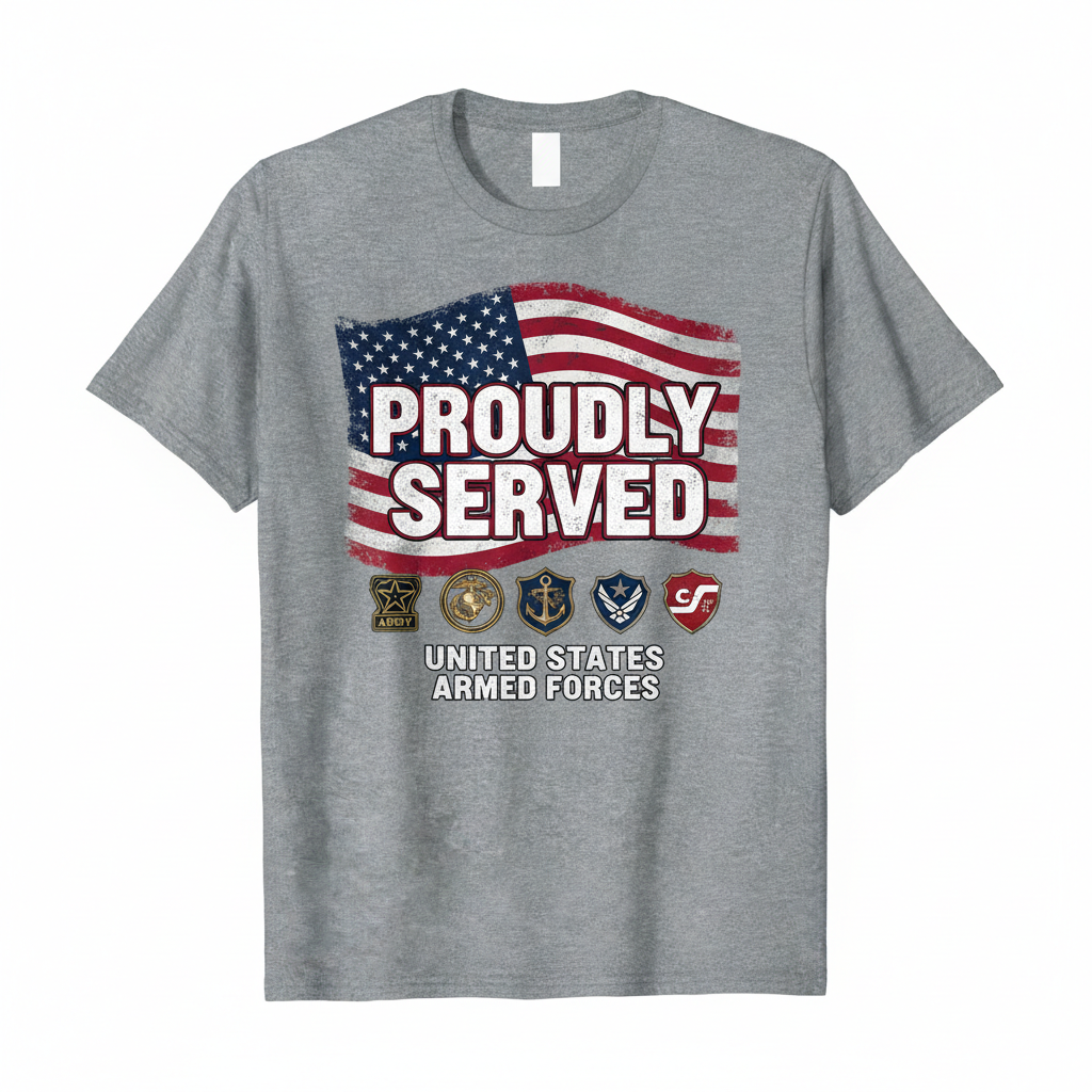 Proudly Served All Branches Tee